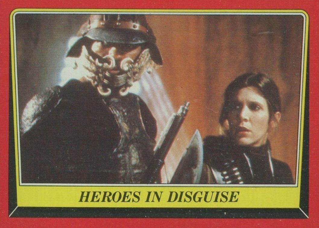 1983 Star Wars Return of the Jedi Heroes in disguise #31 Non-Sports Card