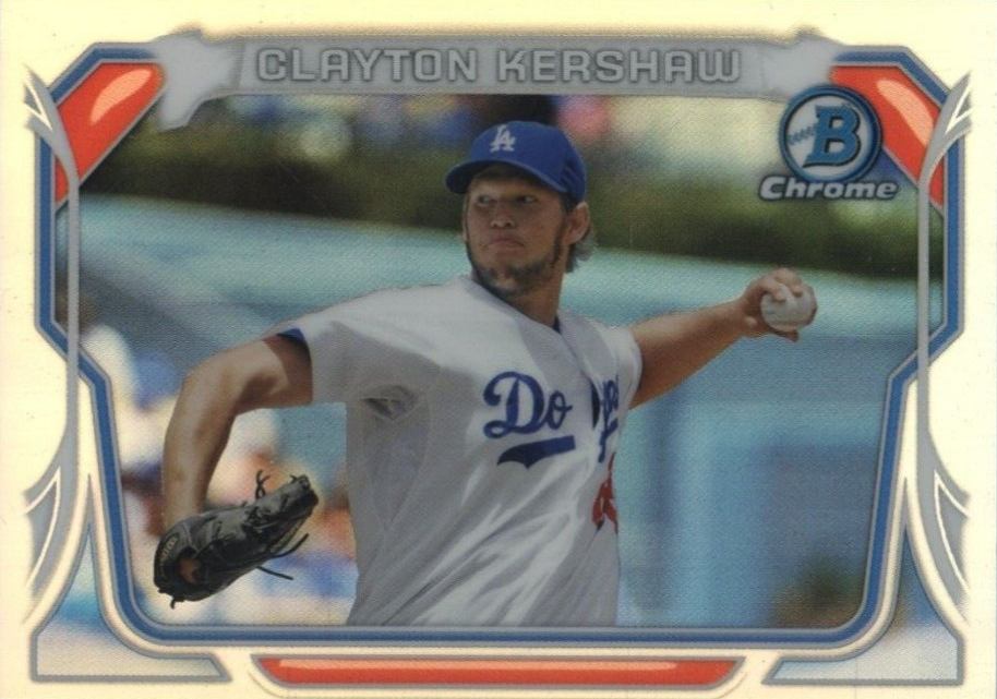 2014 Bowman Chrome Mini Chrome Clayton Kershaw #MC-CK Baseball Card