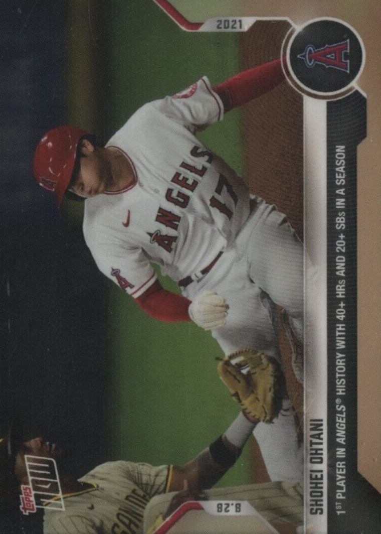 2021 Topps Now Shohei Ohtani #727 Baseball Card