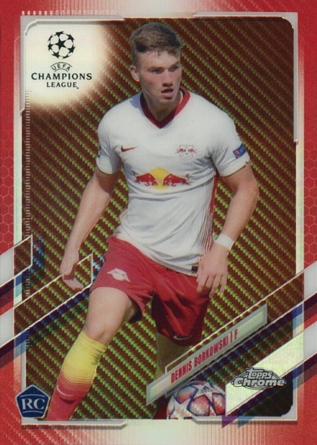 2020 Topps Chrome UEFA Champions League Dennis Borkowski #12 Soccer Card