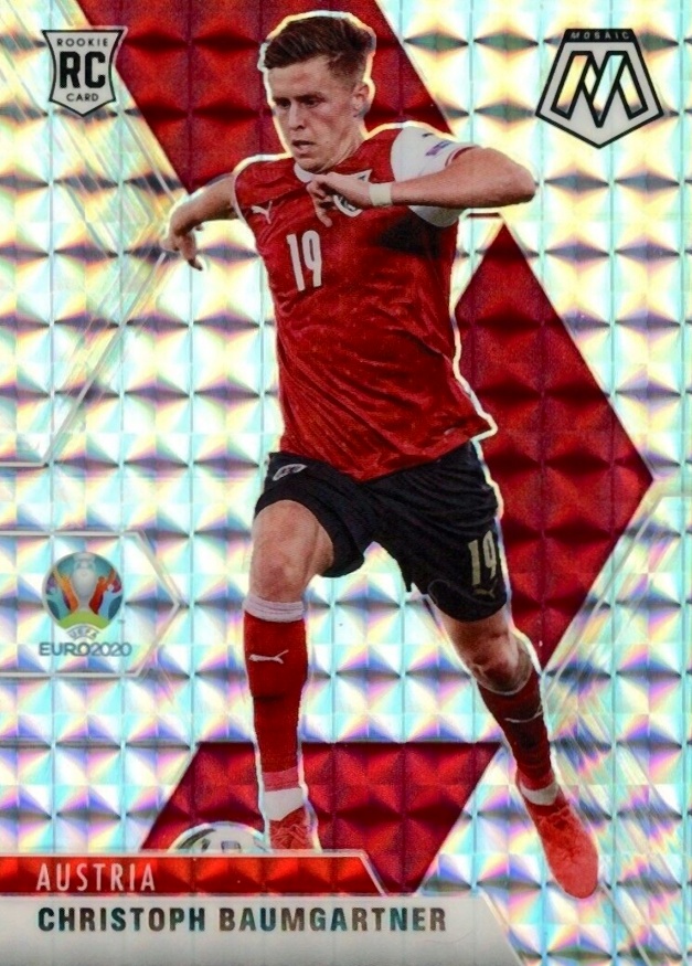 2020 Panini Mosaic UEFA Euro 2020 Christoph Baumgartner #3 Soccer Card