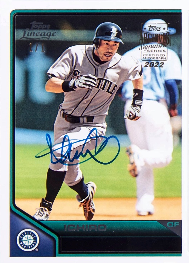 2022 Topps Archives Signature Series Ichiro #120 Baseball Card