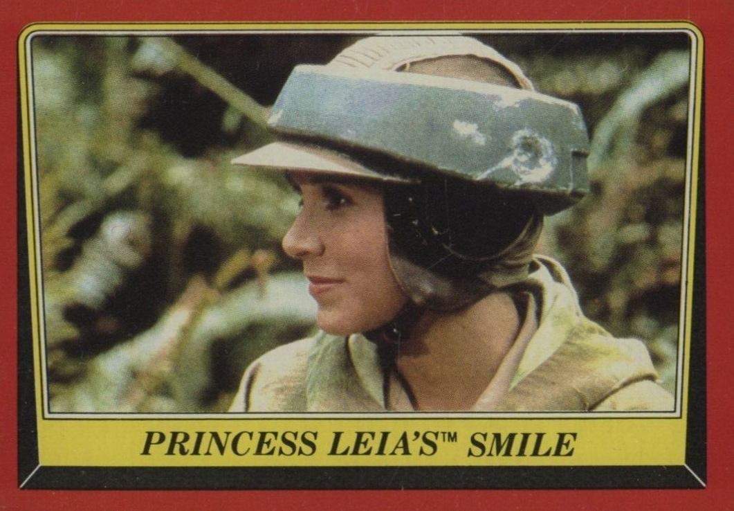 1983 Star Wars Return of the Jedi Pricess Leia's Smile #73 Non-Sports Card