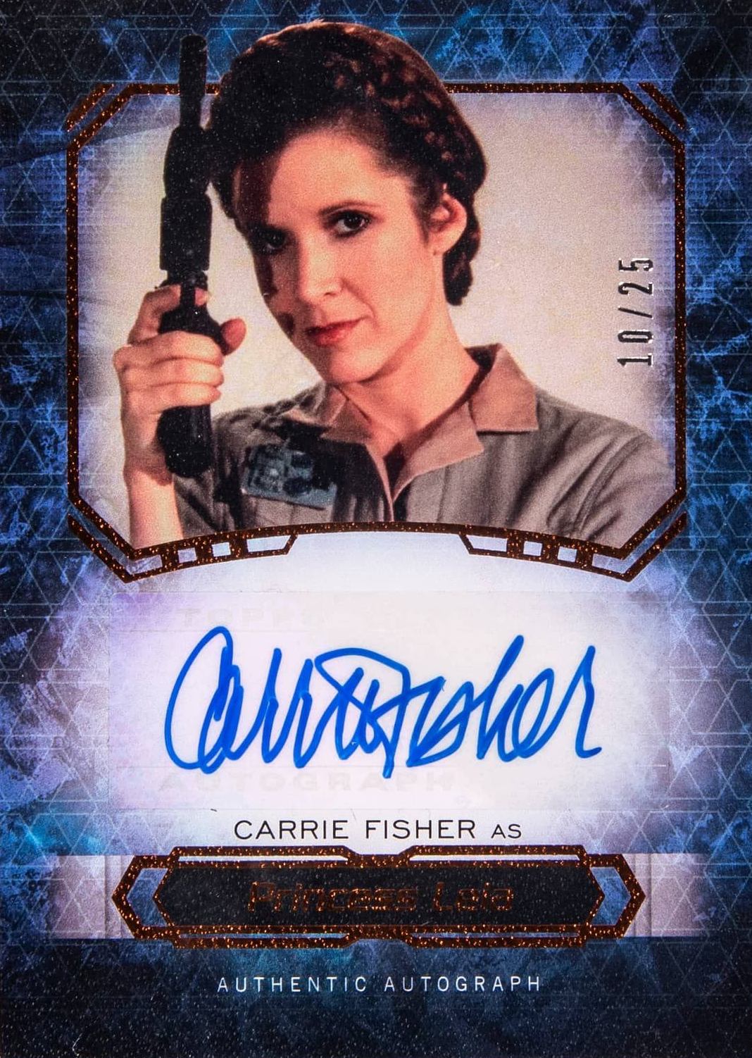 2016 Topps Star Wars Masterwork Autograph Carrie Fisher # Non-Sports Card