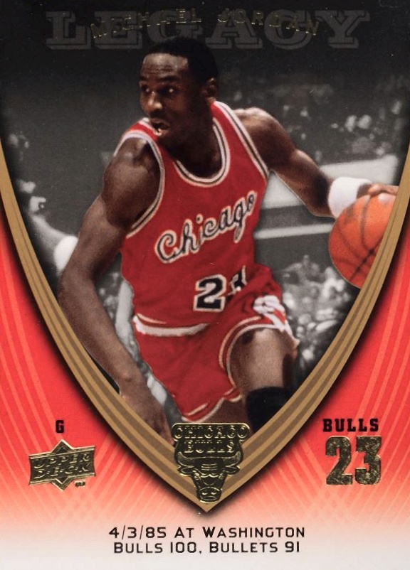 2008 Upper Deck Jordan Legacy  Michael Jordan #77 Basketball Card