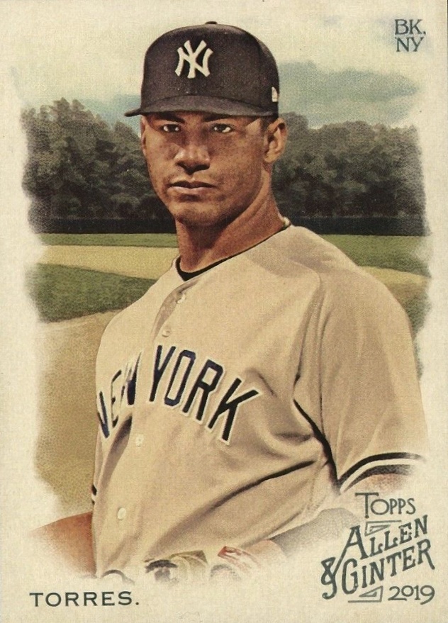 2019 Topps Allen & Ginter Gleyber Torres #123 Baseball Card