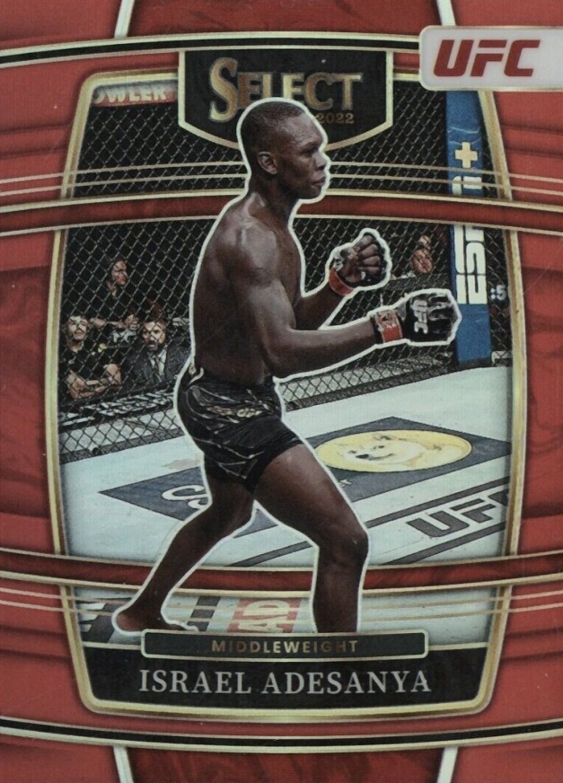 2022 Panini Select UFC Israel Adesanya #25 Other Sports Card