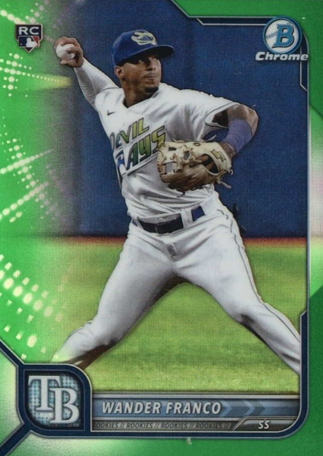 2022 Bowman Chrome Wander Franco #10 Baseball Card