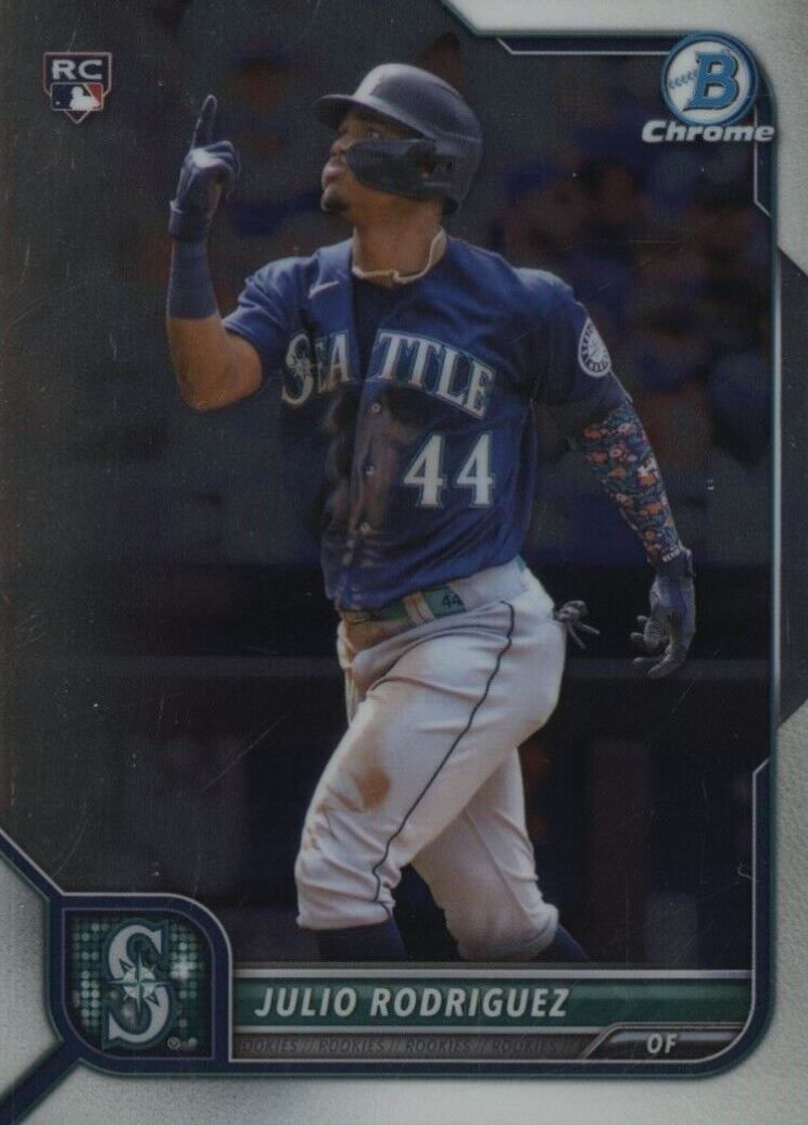 2022 Bowman Chrome Julio Rodriguez #48 Baseball Card