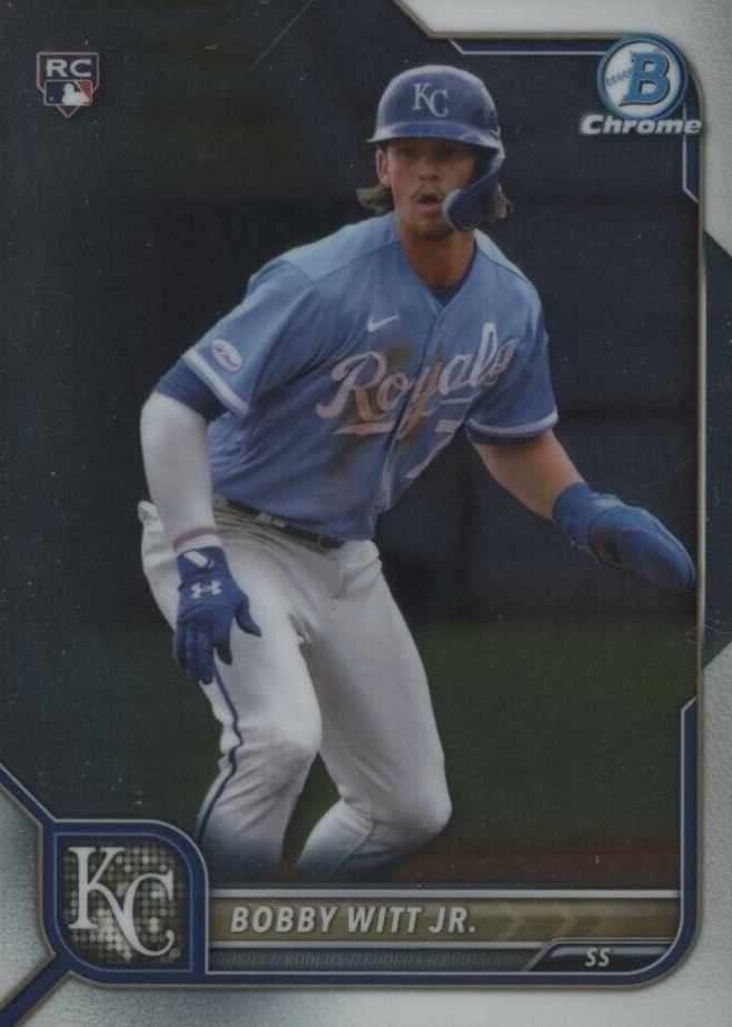 2022 Bowman Chrome Bobby Witt Jr. #77 Baseball Card