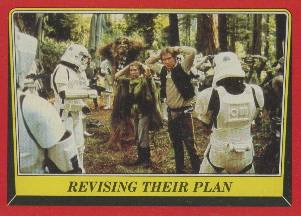 1983 Star Wars Return of the Jedi Revising their Plan #105 Non-Sports Card