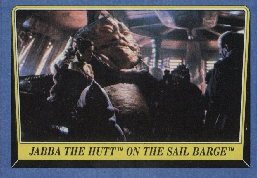 1983 Star Wars Return of the Jedi Jabba the Hutt #172 Non-Sports Card