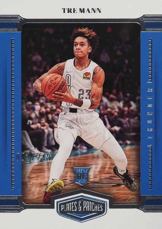 2021 Panini Chronicles Tre Mann #417 Basketball Card