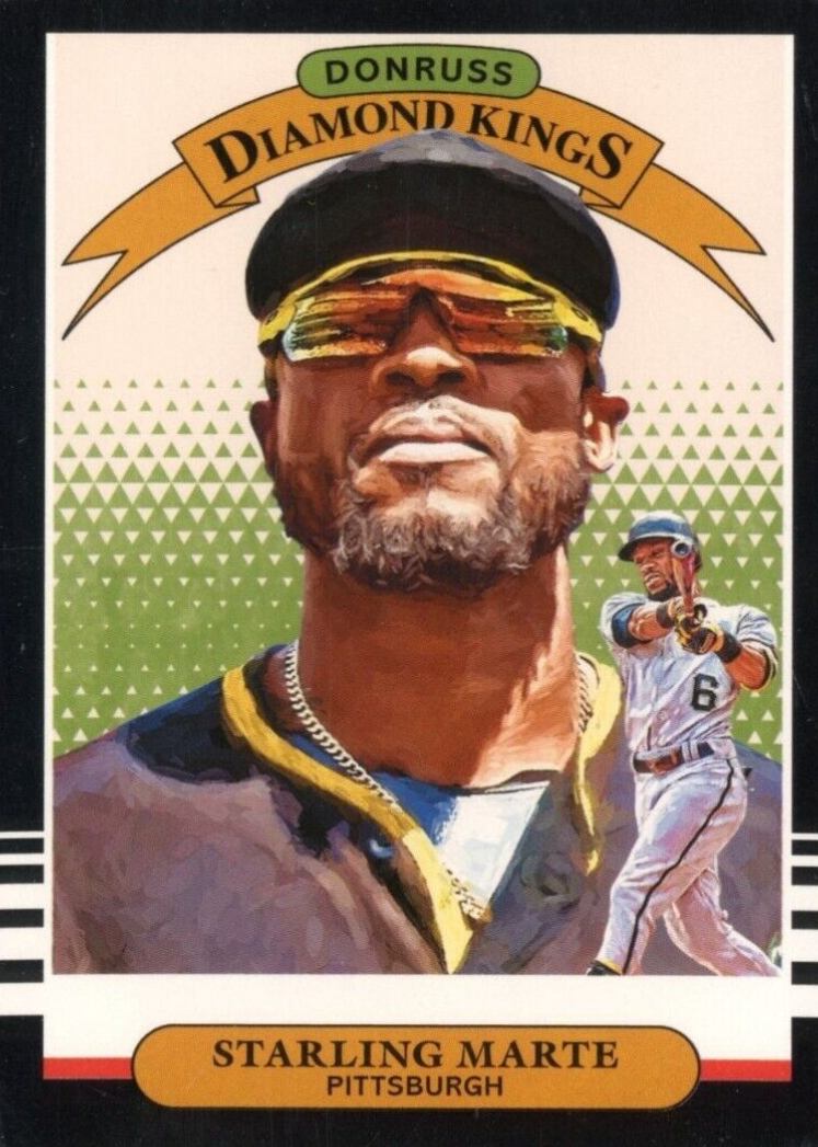 2019 Panini Donruss Starling Marte #24 Baseball Card