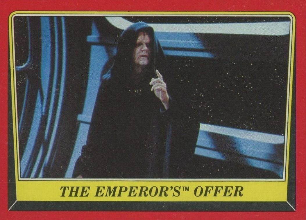 1983 Star Wars Return of the Jedi The Emperor's Offer #118 Non-Sports Card