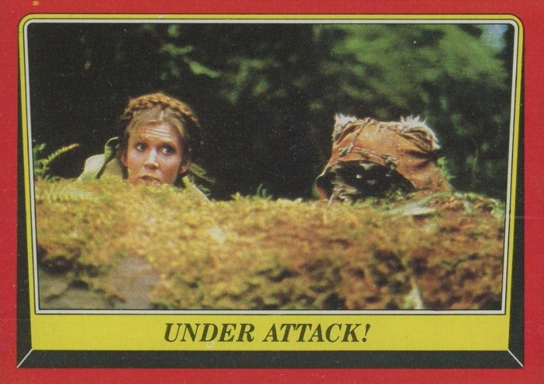 1983 Star Wars Return of the Jedi Under Attack #74 Non-Sports Card