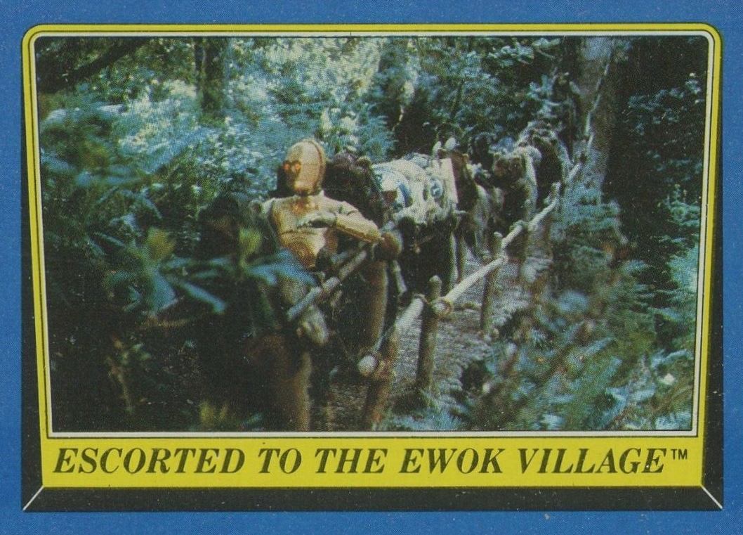 1983 Star Wars Return of the Jedi Escorted to the #173 Non-Sports Card