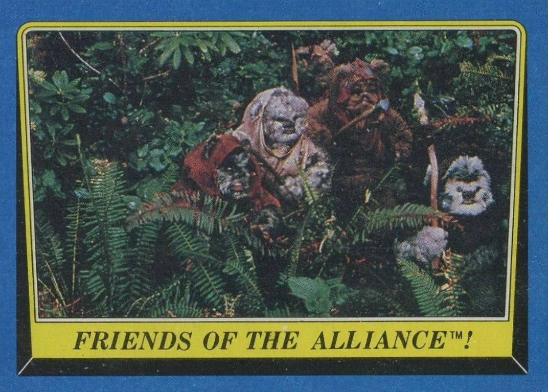 1983 Star Wars Return of the Jedi Friends of the #162 Non-Sports Card