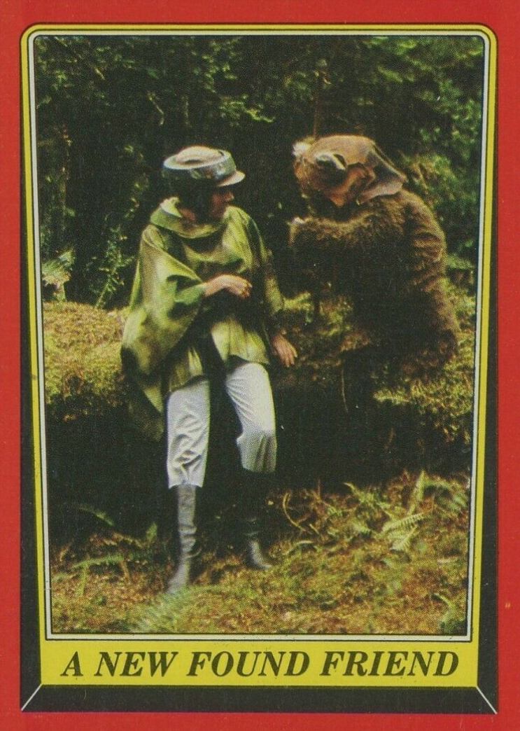 1983 Star Wars Return of the Jedi A New Found Friend #72 Non-Sports Card