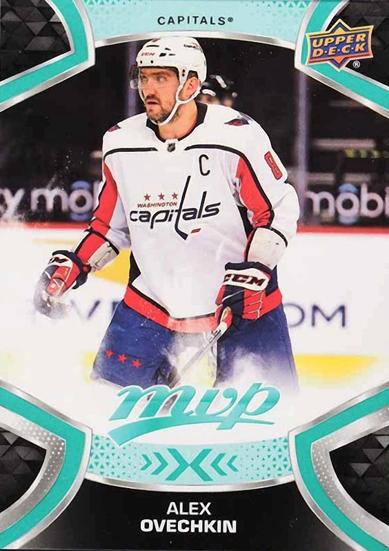 2021 Upper Deck MVP Alex Ovechkin #8 Hockey Card