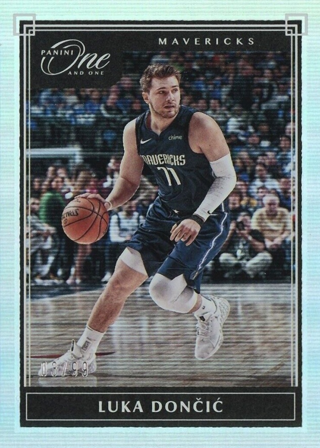 2019 Panini One and One Luka Doncic #84 Basketball Card