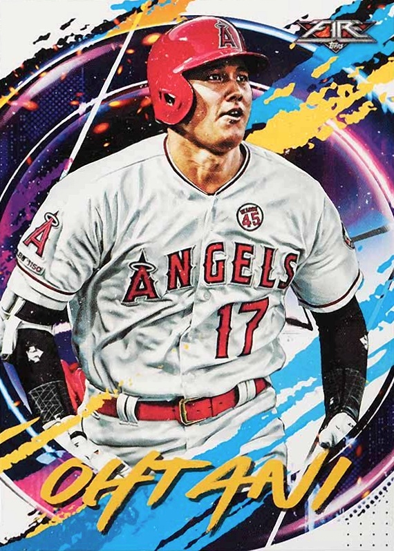 2020 Topps Fire Shohei Ohtani #49 Baseball Card