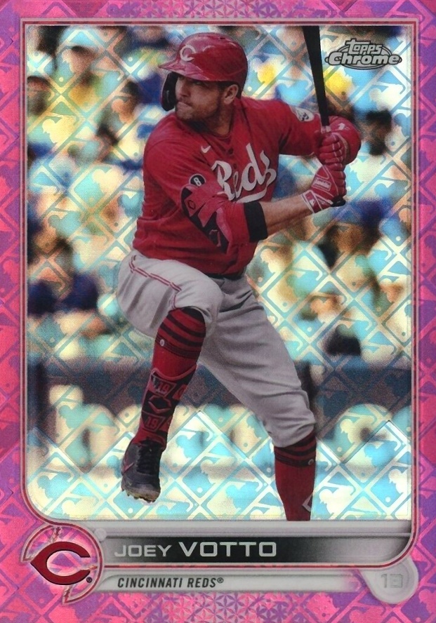 2022 Topps Chrome Logofractor Edition Joey Votto #59 Baseball Card