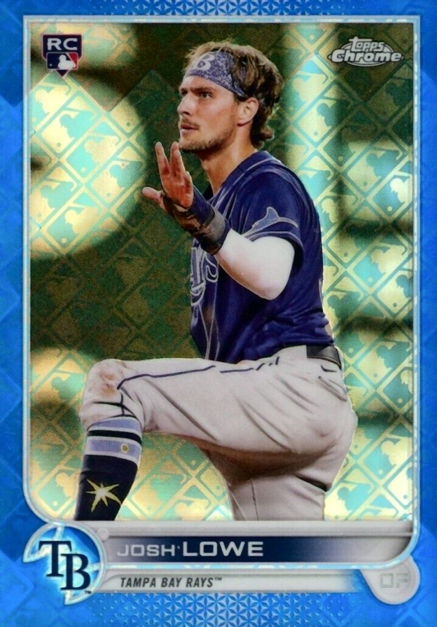 2022 Topps Chrome Logofractor Edition Josh Lowe #94 Baseball Card