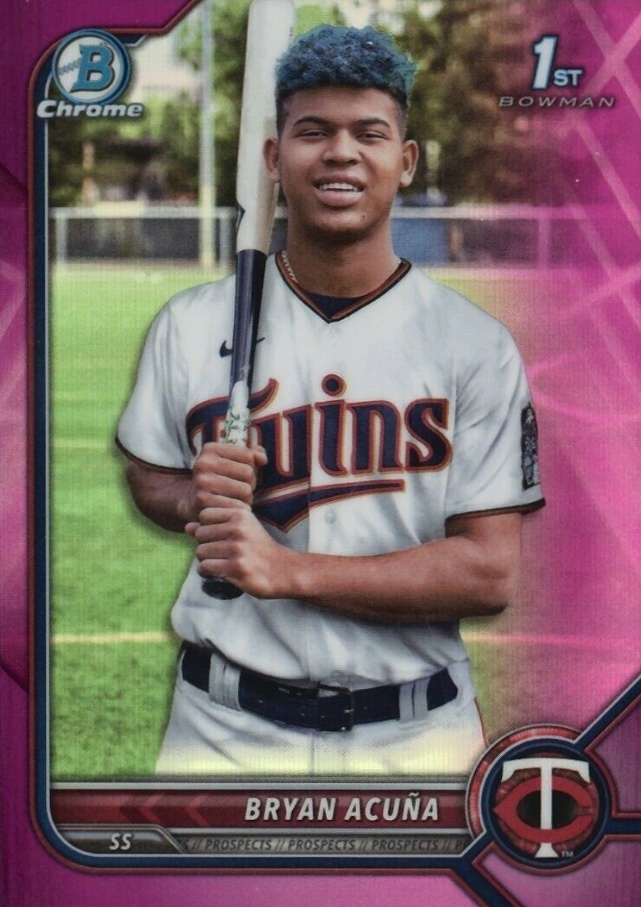 2022 Bowman Chrome Prospects Bryan Acuna #BCP151 Baseball Card