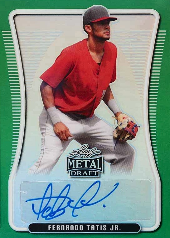 2020 Leaf Metal Draft Autograph Fernando Tatis Jr. #BAFT1 Baseball Card