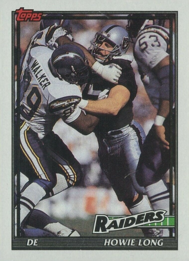 1991 Topps Howie Long #95 Football Card