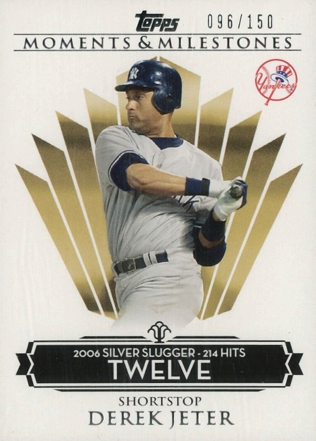 2008 Topps Moments & Milestones Derek Jeter #57 Baseball Card