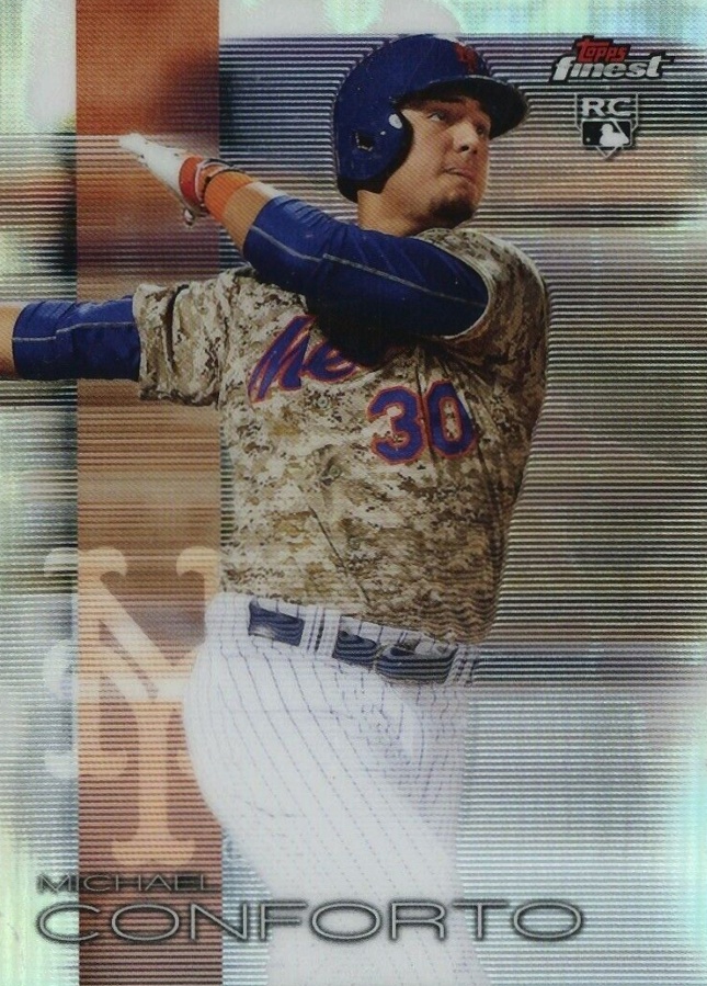 2016 Finest Michael Conforto #108 Baseball Card