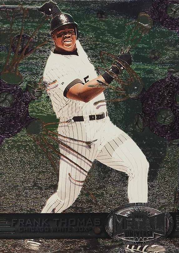 1997 Metal Universe Frank Thomas #61 Baseball Card