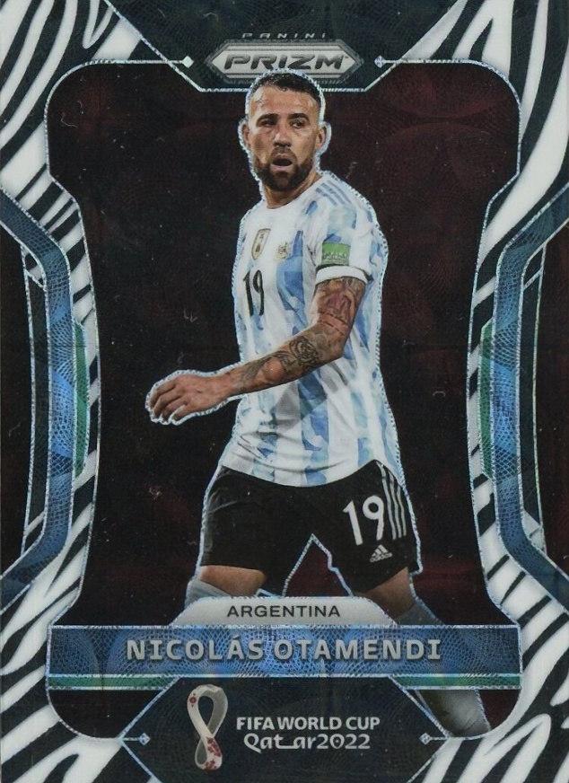 2022 Panini Prizm World Cup Qatar Nicolas Otamendi #11 Soccer Card