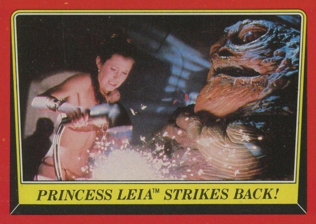 1983 Star Wars Return of the Jedi Princess Leia Strikes Back! #45 Non-Sports Card