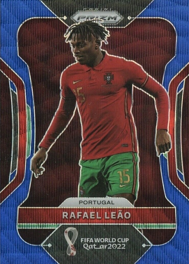 2022 Panini Prizm World Cup Qatar Rafael Leao #181 Soccer Card