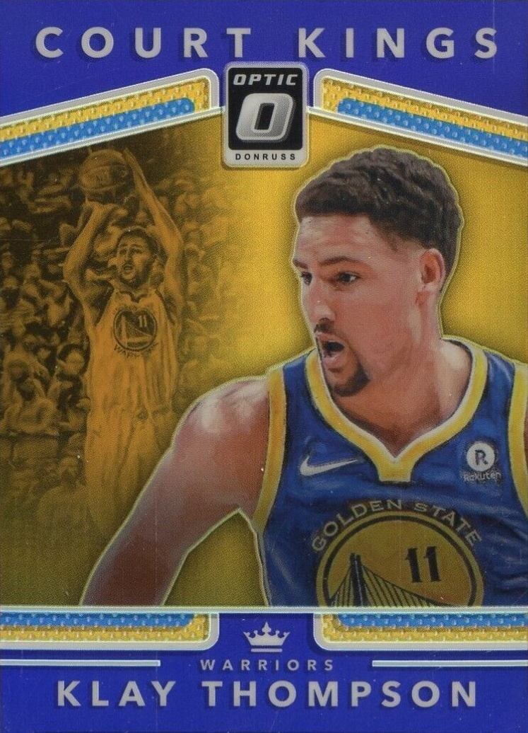 2017 Panini Donruss Optic Court Kings Klay Thompson #37 Basketball Card