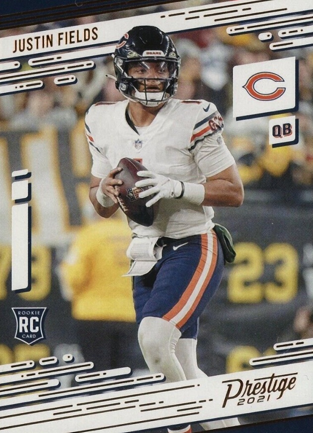 2021 Panini Chronicles Prestige Rookie Update Justin Fields #203 Football Card