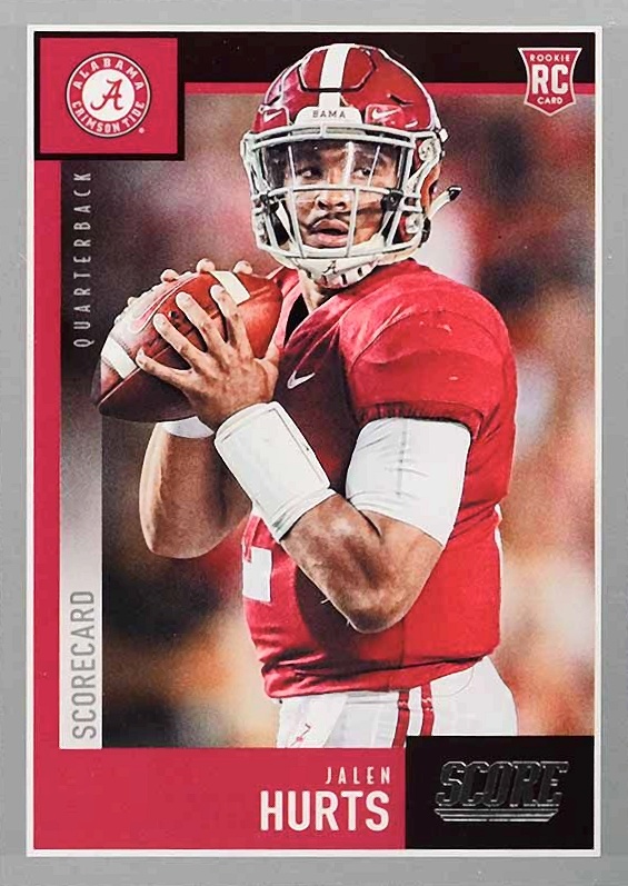 2020 Panini Score Jalen Hurts #394 Football Card