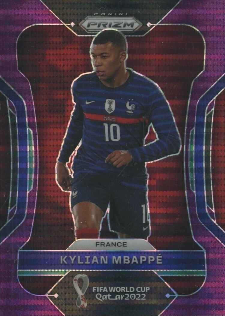 2022 Panini Prizm World Cup Qatar Kylian Mbappe #101 Soccer Card