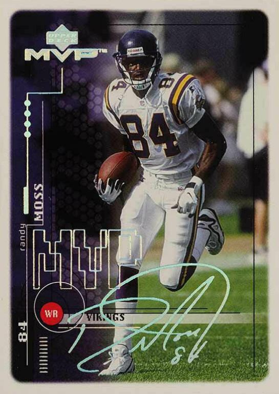 1999 Upper Deck MVP Randy Moss #105 Football Card