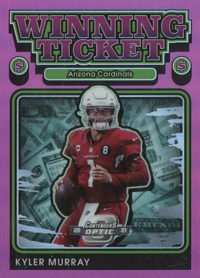 2021 Panini Contenders Optic Winning Tickets Kyler Murray #WT2 Football Card