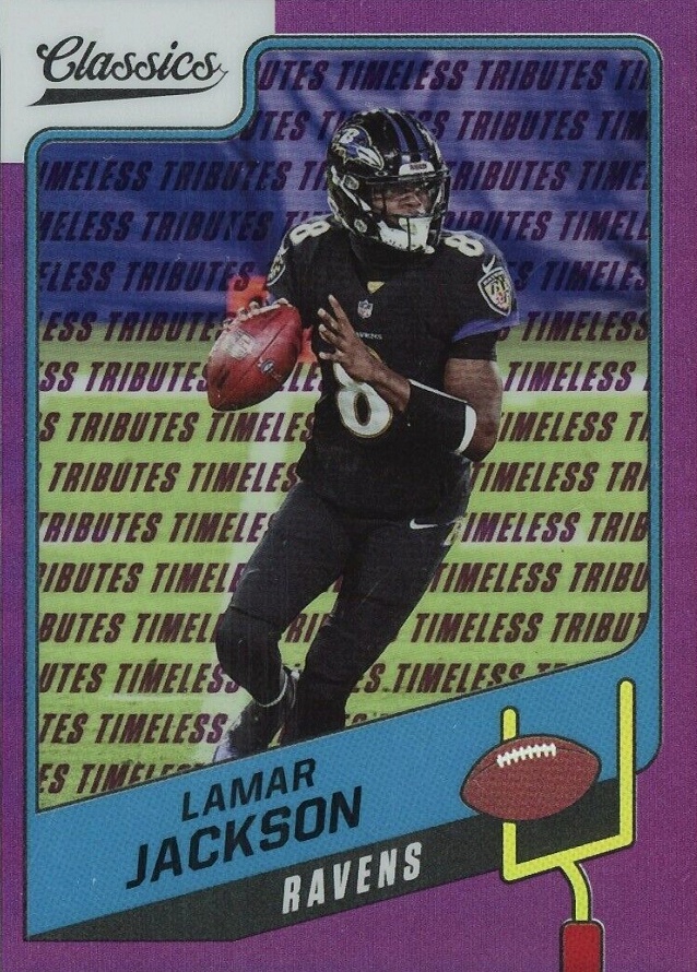 2021 Panini Classics Lamar Jackson #27 Football Card