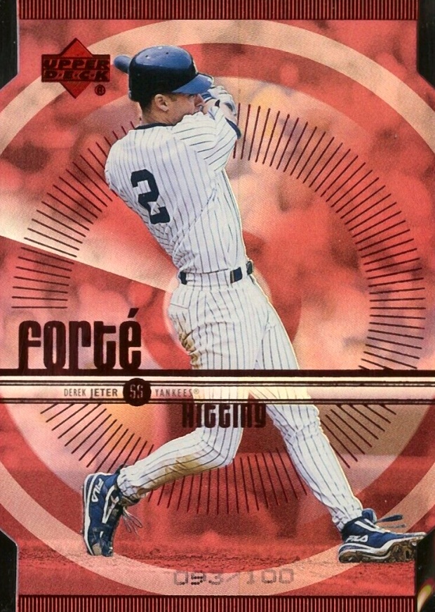 1999 Upper Deck Forte Derek Jeter #F17 Baseball Card