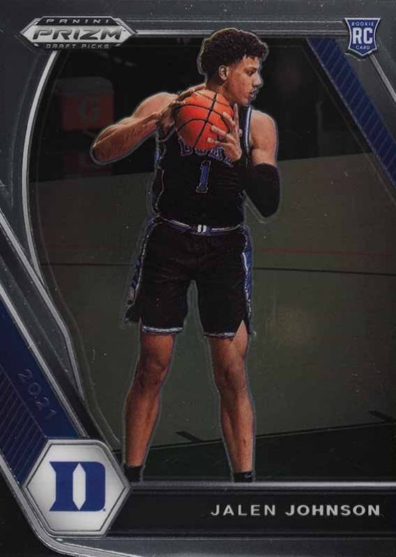 2021 Panini Prizm Draft Picks Jalen Johnson #10 Basketball Card