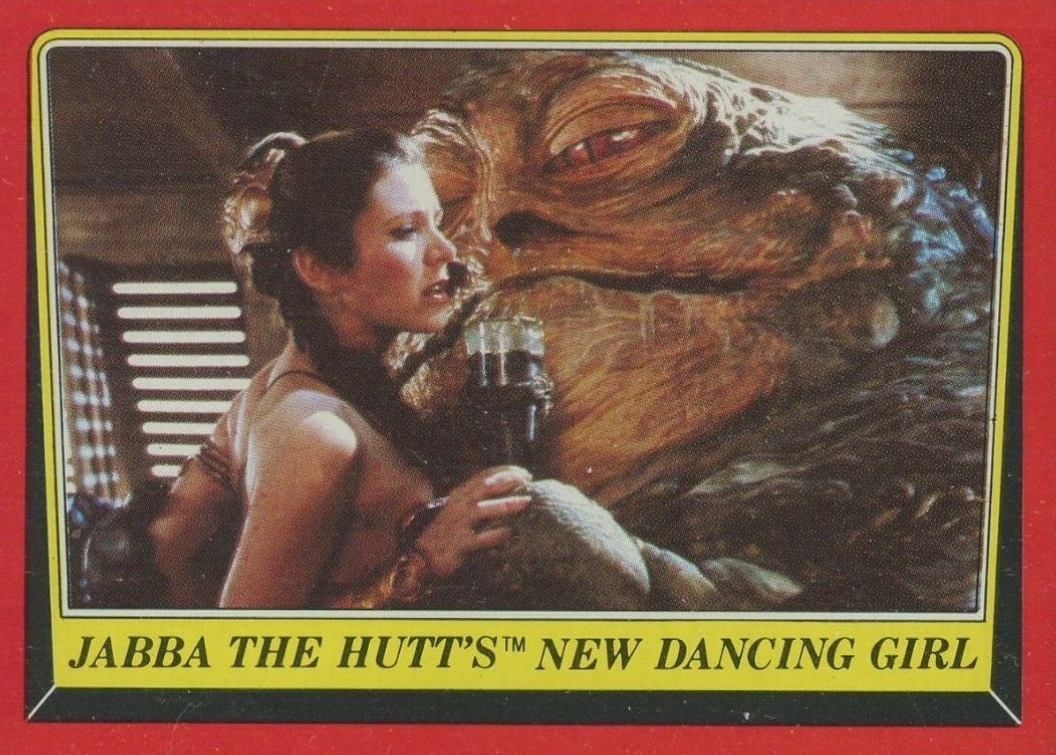 1983 Star Wars Return of the Jedi Jabba The Hutt's Dancing Girl #39 Non-Sports Card