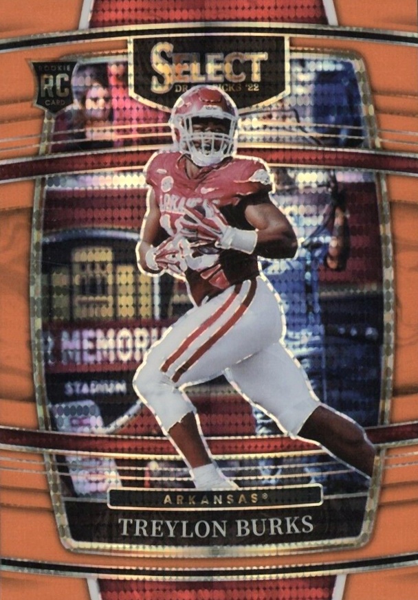 2022 Panini Select Draft Picks Treylon Burks #6 Football Card