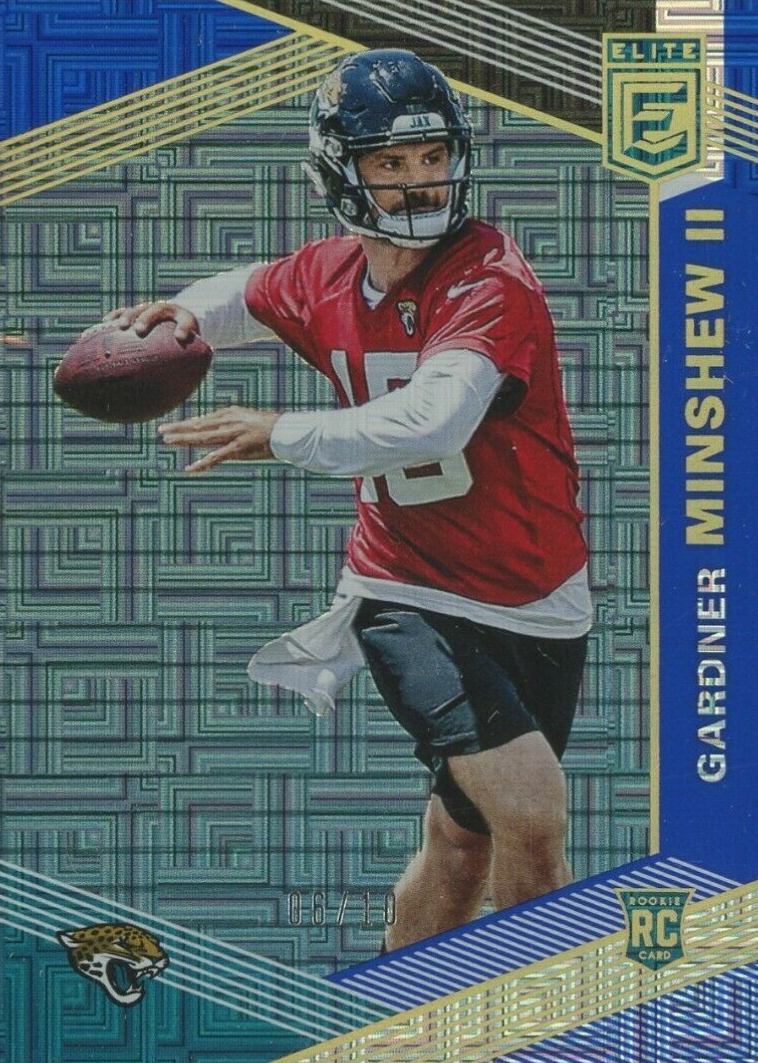 2019 Panini Donruss Elite Gardner Minshew II #136 Football Card