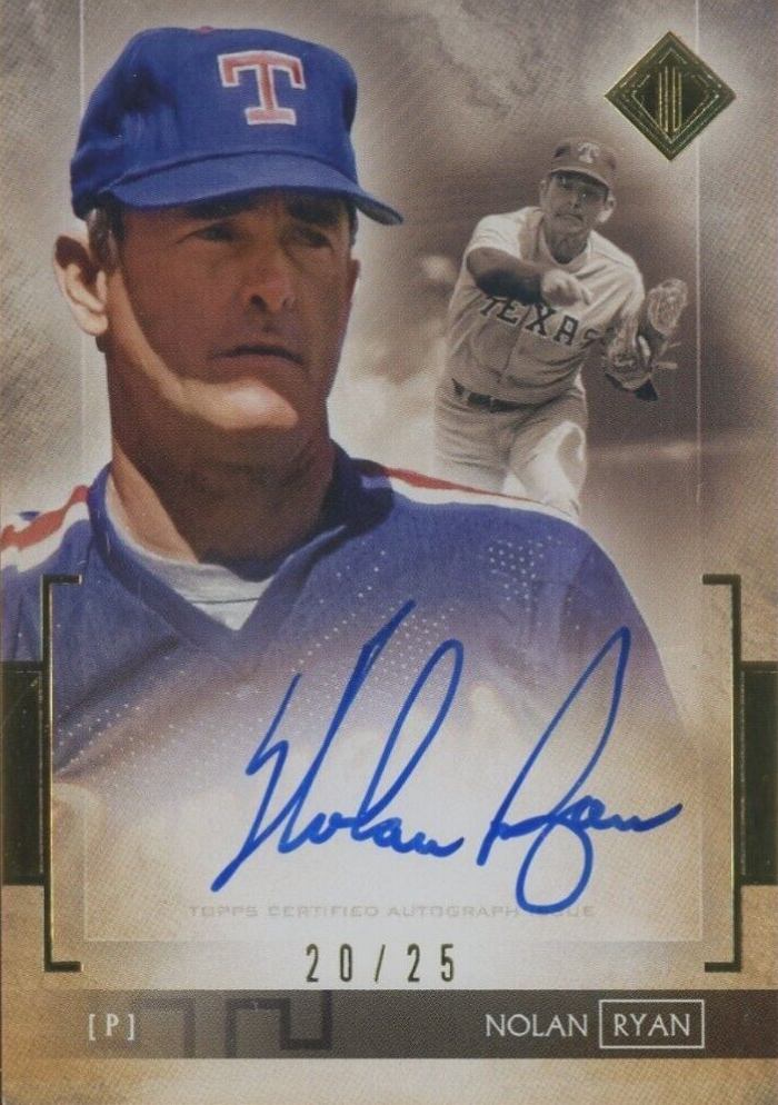 2020 Topps Transcendent Collection Autographs Nolan Ryan #NR Baseball Card